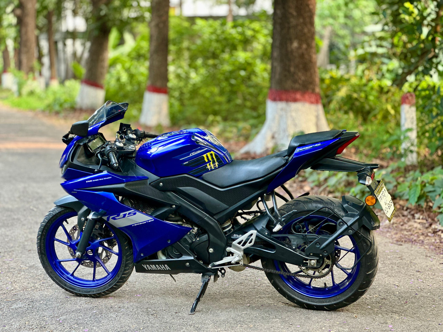 Yamaha R15 V3 BS6 (Unofficial), Mileage 9600 KM